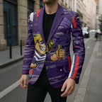Fremantle Dockers Blazer Mascot Cartoon Football Illustration Style