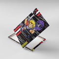Fremantle Dockers Canvas Wall Art Mascot Cartoon Football Illustration Style