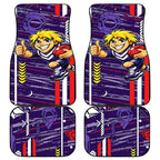 Fremantle Dockers Car Mats Mascot Cartoon Football Illustration Style