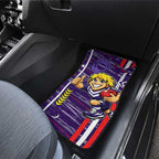 Fremantle Dockers Car Mats Mascot Cartoon Football Illustration Style