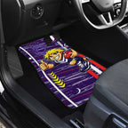 Fremantle Dockers Car Mats Mascot Cartoon Football Illustration Style