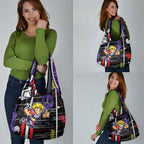 Fremantle Dockers Grocery Bag Mascot Cartoon Football Illustration Style
