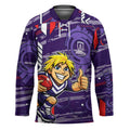 Fremantle Dockers Hockey Jersey Mascot Cartoon Football Illustration Style