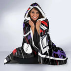 Fremantle Dockers Hooded Blanket Mascot Cartoon Football Illustration Style