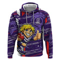 Fremantle Dockers Hoodie Mascot Cartoon Football Illustration Style