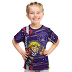 Fremantle Dockers Kid T Shirt Mascot Cartoon Football Illustration Style