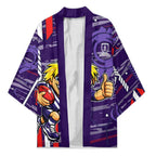 Fremantle Dockers Kimono Mascot Cartoon Football Illustration Style