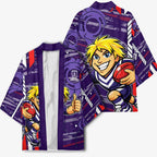 Fremantle Dockers Kimono Mascot Cartoon Football Illustration Style