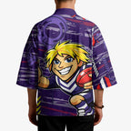 Fremantle Dockers Kimono Mascot Cartoon Football Illustration Style