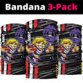 Fremantle Dockers Neck Gaiter Mascot Cartoon Football Illustration Style