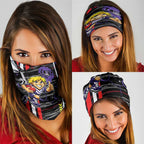Fremantle Dockers Neck Gaiter Mascot Cartoon Football Illustration Style
