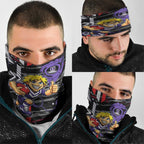 Fremantle Dockers Neck Gaiter Mascot Cartoon Football Illustration Style