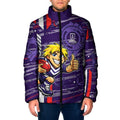 Fremantle Dockers Padded Jacket Mascot Cartoon Football Illustration Style