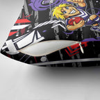 Fremantle Dockers Pillow Cover Mascot Cartoon Football Illustration Style