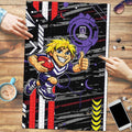 Fremantle Dockers Puzzle Mascot Cartoon Football Illustration Style