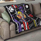 Fremantle Dockers Quilt Mascot Cartoon Football Illustration Style