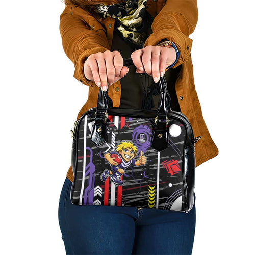 Fremantle Dockers Shoulder Handbag Mascot Cartoon Football Illustration Style