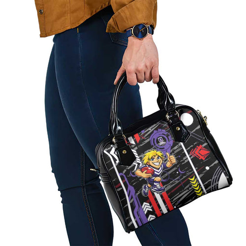Fremantle Dockers Shoulder Handbag Mascot Cartoon Football Illustration Style
