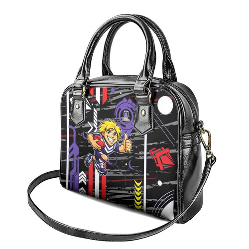 Fremantle Dockers Shoulder Handbag Mascot Cartoon Football Illustration Style