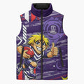 Fremantle Dockers Sleeveless Puffer Jacket Mascot Cartoon Football Illustration Style