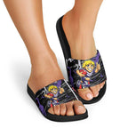 Fremantle Dockers Slide Sandals Mascot Cartoon Football Illustration Style