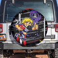 Fremantle Dockers Spare Tire Cover Mascot Cartoon Football Illustration Style