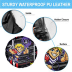 Fremantle Dockers Spare Tire Cover Mascot Cartoon Football Illustration Style