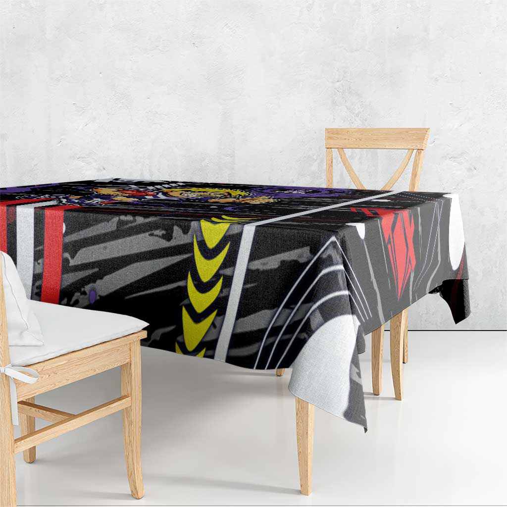 Fremantle Dockers Tablecloth Mascot Cartoon Football Illustration Style