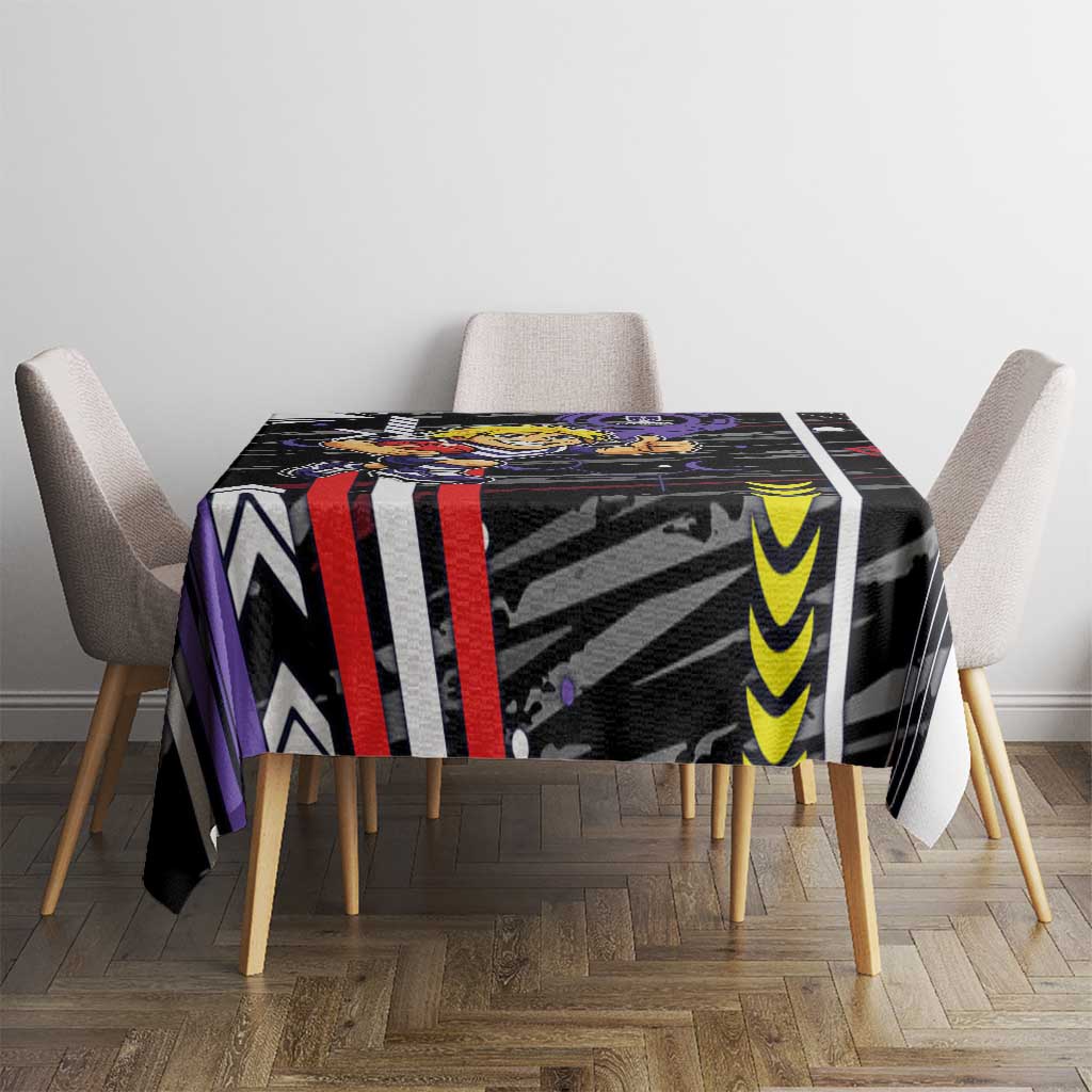 Fremantle Dockers Tablecloth Mascot Cartoon Football Illustration Style