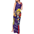 Fremantle Dockers Tank Maxi Dress Mascot Cartoon Football Illustration Style