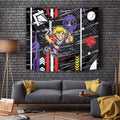 Fremantle Dockers Tapestry Mascot Cartoon Football Illustration Style