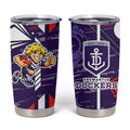 Fremantle Dockers Tumbler Cup Mascot Cartoon Football Illustration Style
