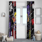 Fremantle Dockers Window Curtain Mascot Cartoon Football Illustration Style
