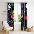 Fremantle Dockers Window Curtain Mascot Cartoon Football Illustration Style
