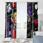 Fremantle Dockers Window Curtain Mascot Cartoon Football Illustration Style