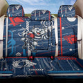 Geelong Cats Back Car Seat Cover Mascot Cartoon Football Illustration Style