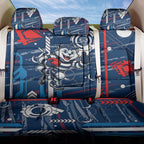 Geelong Cats Back Car Seat Cover Mascot Cartoon Football Illustration Style