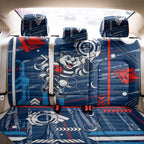Geelong Cats Back Car Seat Cover Mascot Cartoon Football Illustration Style