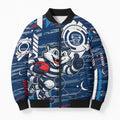 Geelong Cats Bomber Puffer Jacket Mascot Cartoon Football Illustration Style