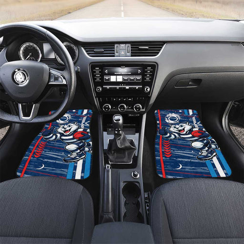 Geelong Cats Car Mats Mascot Cartoon Football Illustration Style