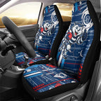 Geelong Cats Car Seat Cover Mascot Cartoon Football Illustration Style