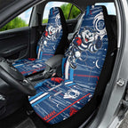 Geelong Cats Car Seat Cover Mascot Cartoon Football Illustration Style