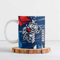 Geelong Cats Ceramic Mug Mascot Cartoon Football Illustration Style