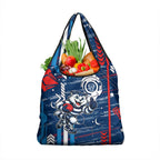Geelong Cats Grocery Bag Mascot Cartoon Football Illustration Style
