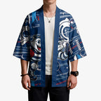 Geelong Cats Kimono Mascot Cartoon Football Illustration Style