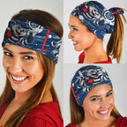Geelong Cats Neck Gaiter Mascot Cartoon Football Illustration Style