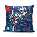 Geelong Cats Pillow Cover Mascot Cartoon Football Illustration Style
