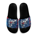 Geelong Cats Slide Sandals Mascot Cartoon Football Illustration Style