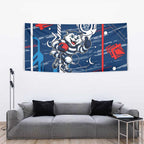 Geelong Cats Tapestry Mascot Cartoon Football Illustration Style