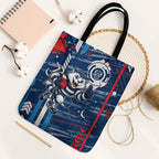 Geelong Cats Tote Bag Mascot Cartoon Football Illustration Style